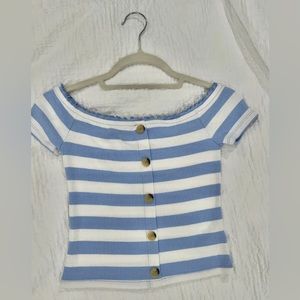 Aeropostale Off the Shoulder Crop